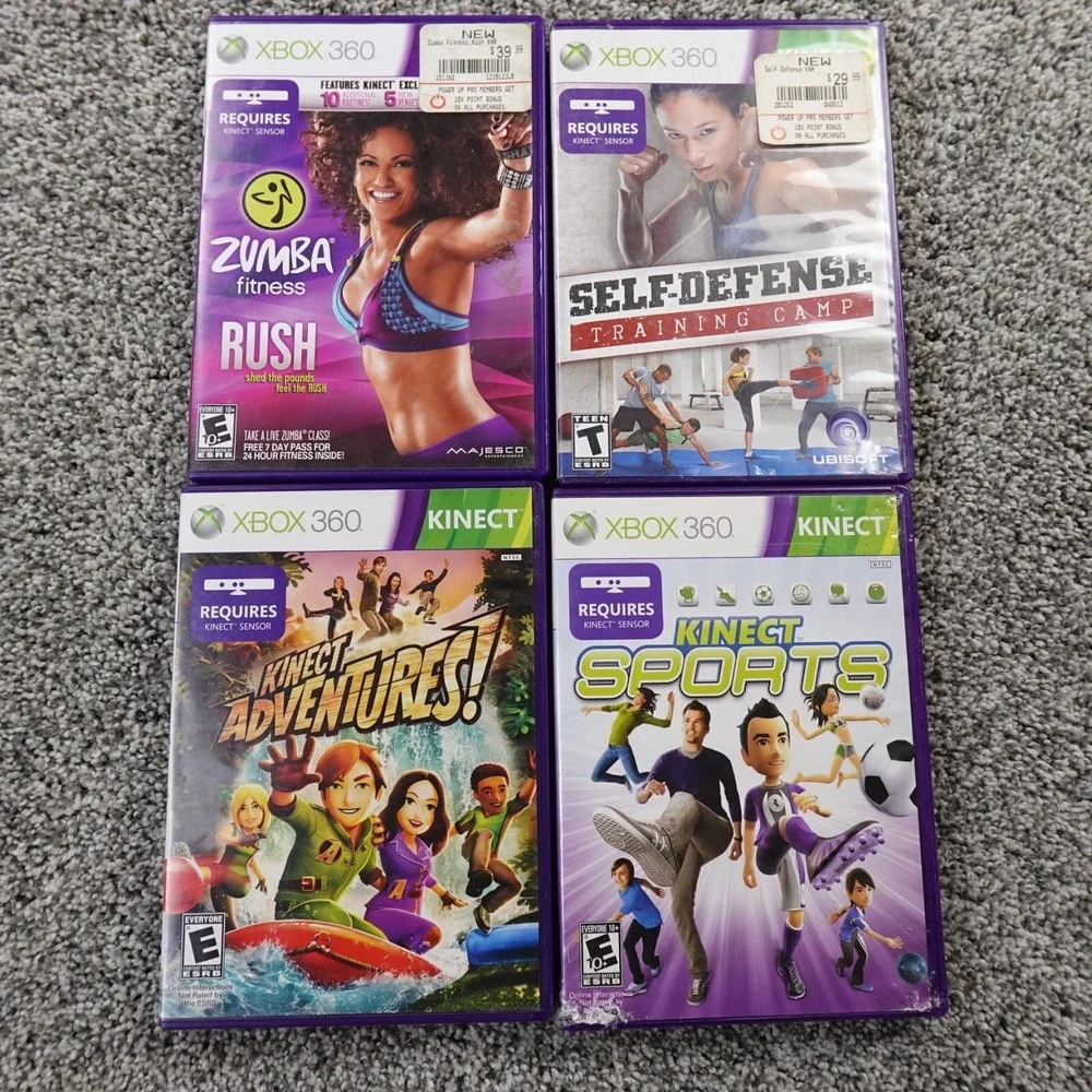 ZUMBA Fitness Rush KINECT Adventures Sports Self Defense Microsoft Xbox 360 Game